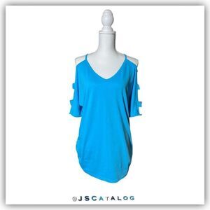 Blue blouse Size Large - EUC